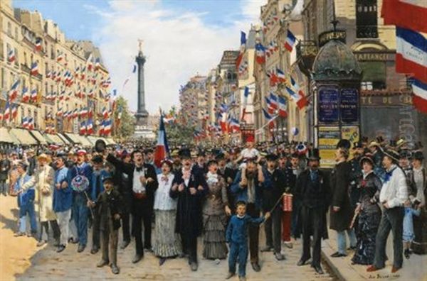 La Marseillaise Oil Painting by Jean Beraud