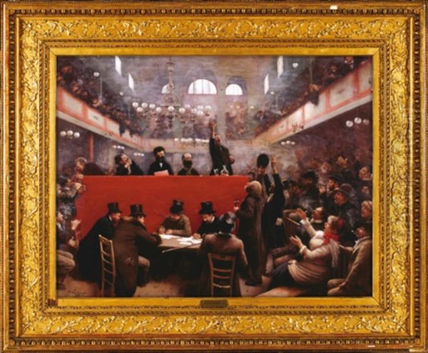 A La Salle Graffard by Jean Beraud