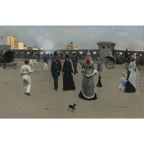 Place De L'europe by Jean Beraud