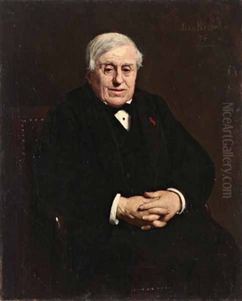 Portrait D'homme Oil Painting by Jean Beraud