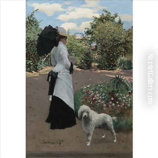 La Boule De Verre Oil Painting by Jean Beraud