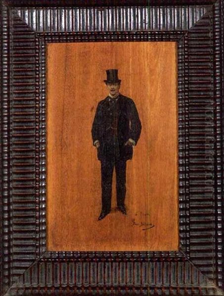 Portrait D'homme Oil Painting by Jean Beraud