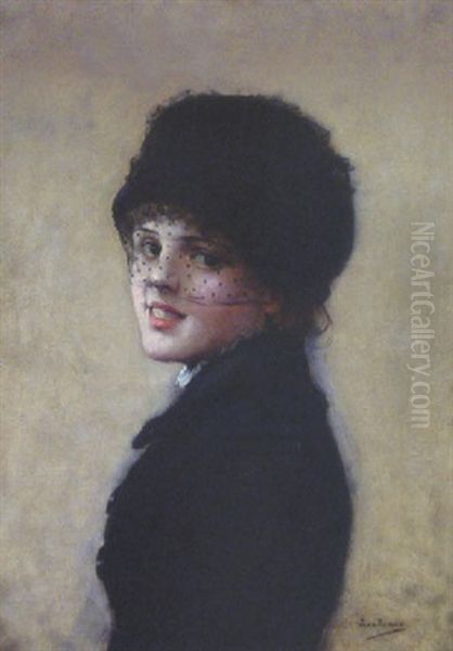 La Jeune Parisienne Oil Painting by Jean Beraud