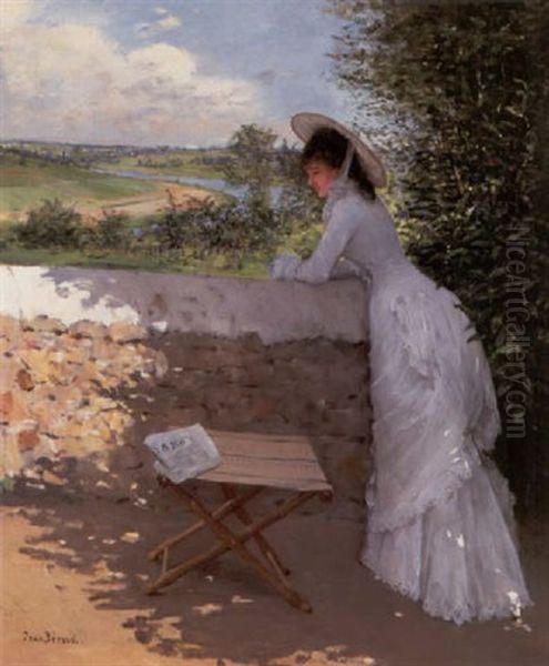 Un Figaro De Reve Oil Painting by Jean Beraud