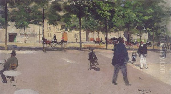 Champs Elysees, Carre Marigny by Jean Beraud