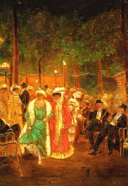 Fete A La Campagne Oil Painting by Jean Beraud