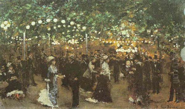 Le Bal Mabile Oil Painting by Jean Beraud