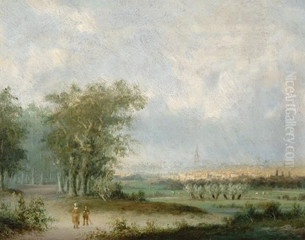 Vue De La Haye by Carl Eduard Ahrendts