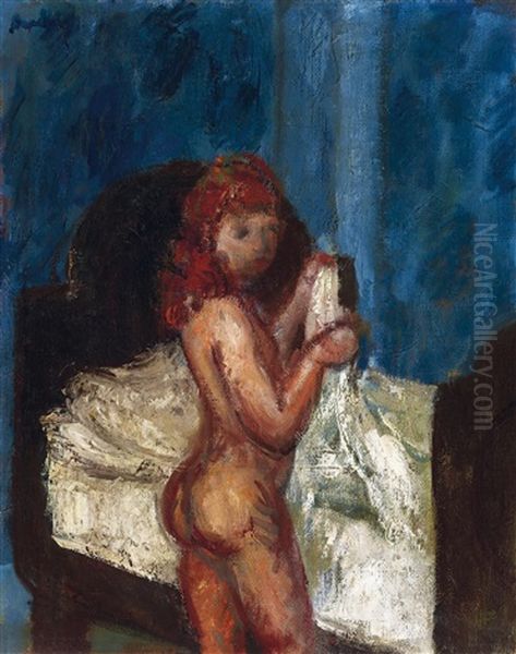 Female Nude Oil Painting by Robert Bereny