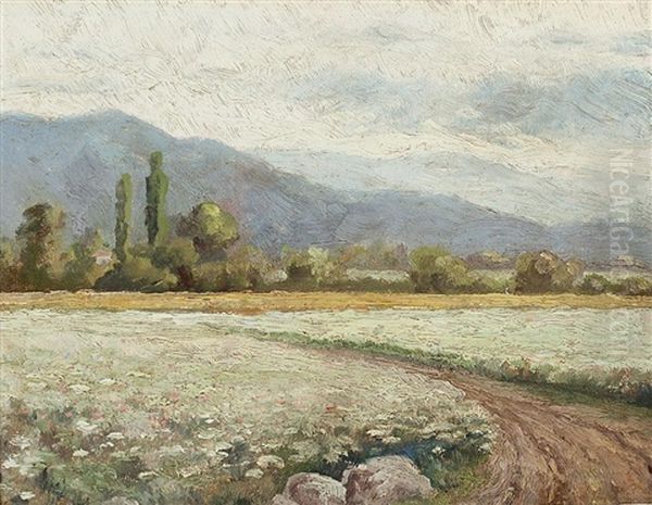 Paisaje Oil Painting by Jose Berga y Boada