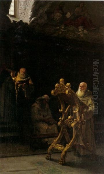 Vespers Oil Painting by Francesco Bergamini