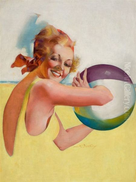 Beach Ball Beauty by Earle Kulp Bergey