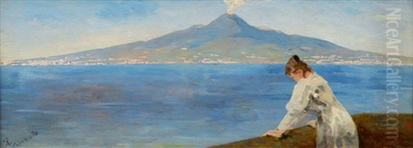 Sorrento Oil Painting by Richard (Sven R.) Bergh