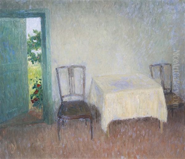 Interior (1904-1905) Oil Painting by Frits Van Den Berghe