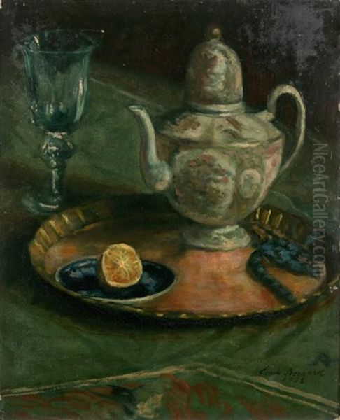 Nature Morte A La Theiere Et Au Citron, 1935 Oil Painting by Emile Bernard