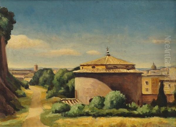 The Church Of San Teodoro, Rome Oil Painting by Lord Berners