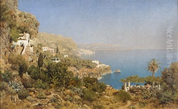 Capri Oil Painting by Edmund Berninger