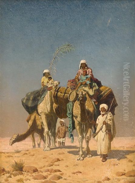 Karawane Oil Painting by Edmund Berninger