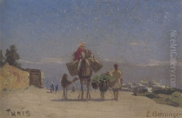 Bei Tunis Oil Painting by Edmund Berninger