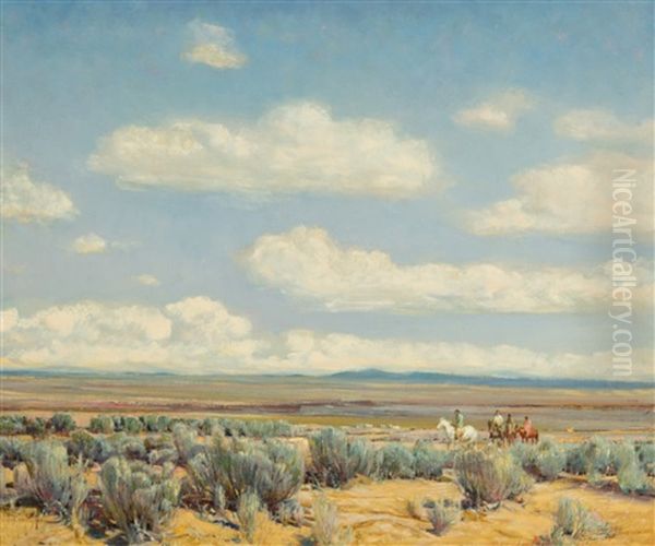 Taos Country by Oscar Edmund Berninghaus