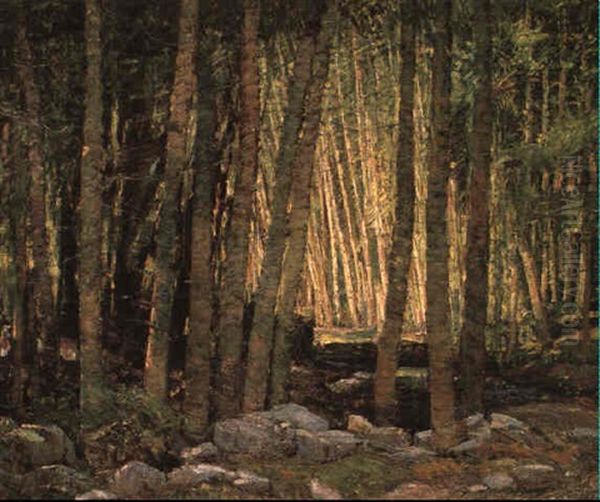 Aspen Grove by Oscar Edmund Berninghaus