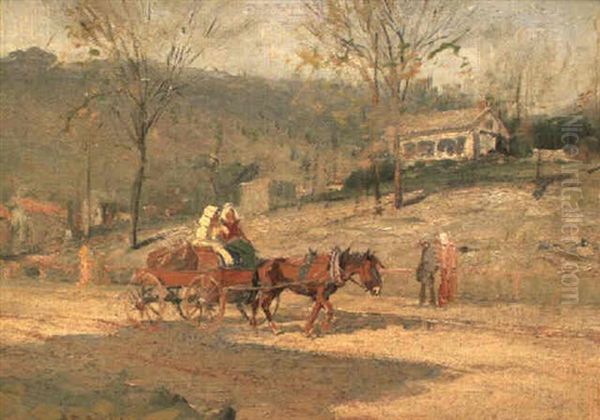 Homeward Bound Oil Painting by Oscar Edmund Berninghaus