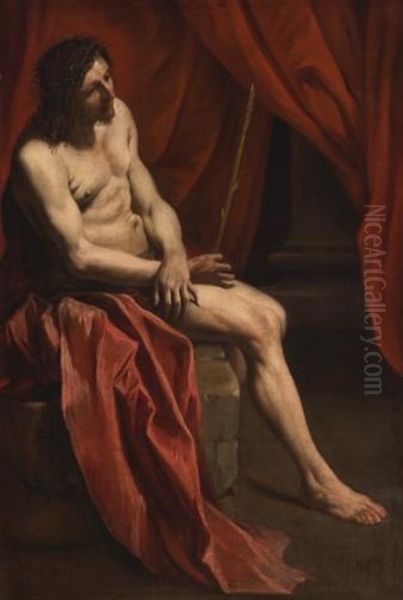 Christ Mocked Oil Painting by Gian Lorenzo Bernini