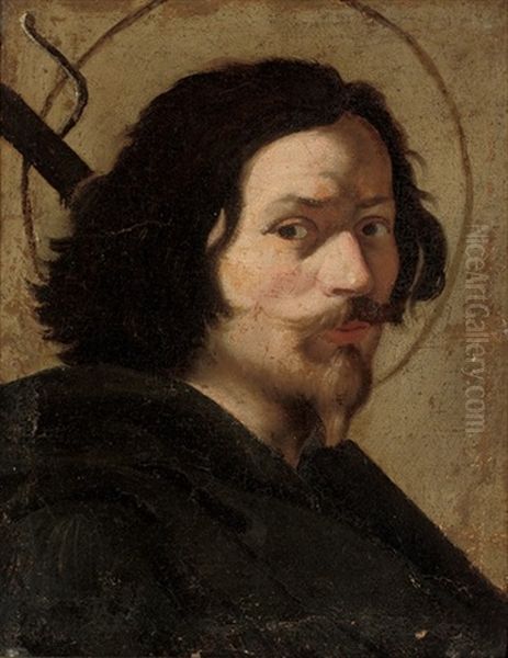 Portrait Of The Artist As Saint James The Great Oil Painting by Gian Lorenzo Bernini