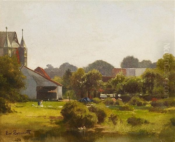 Sommertag Hinterm Dorf by Ernst Von Bernuth