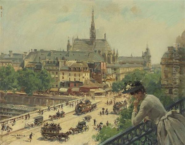 From The Balcony Oil Painting by Louis Beroud