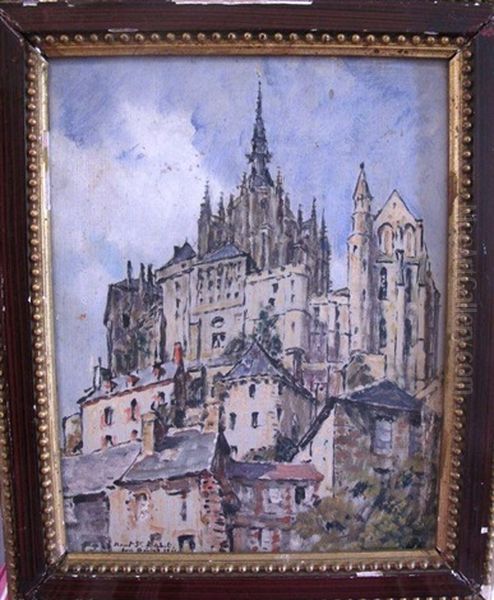 Le Mont Saint-michel Oil Painting by Louis Beroud