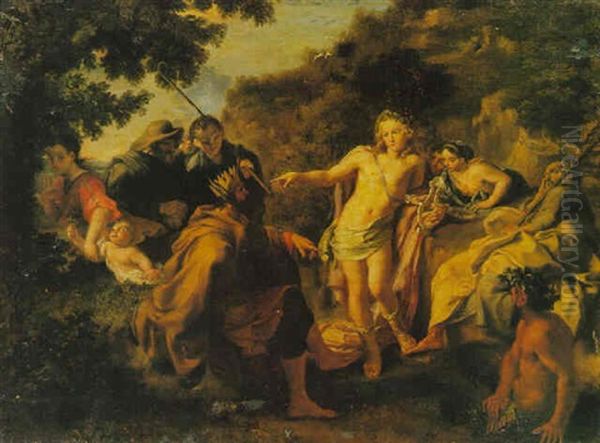 The Judgement Of Midas Oil Painting by Niccolo Berrettoni