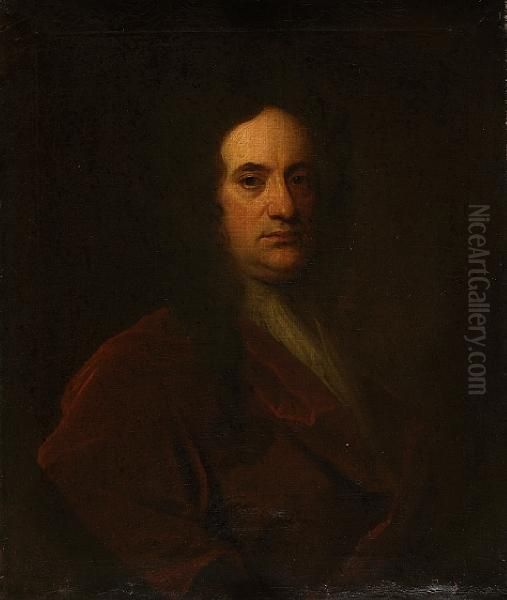 George Baillie Of Garrick Wood Oil Painting by William Aikman