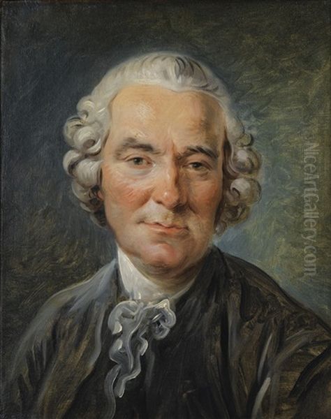 Portrait D'homme Oil Painting by Jean-Simon Berthelemy