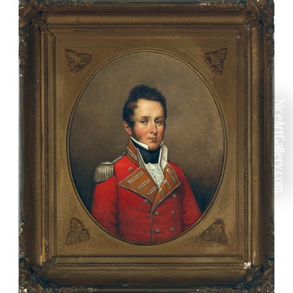 Colonel Jeremiah Wilkes Dewson Oil Painting by George Theodore Berthon