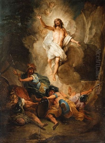 The Ascension Of Christ Oil Painting by Nicolas Bertin