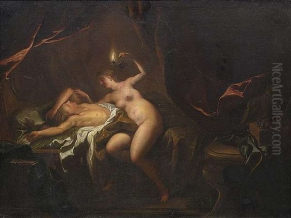 Amor Und Psyche Oil Painting by Nicolas Bertin