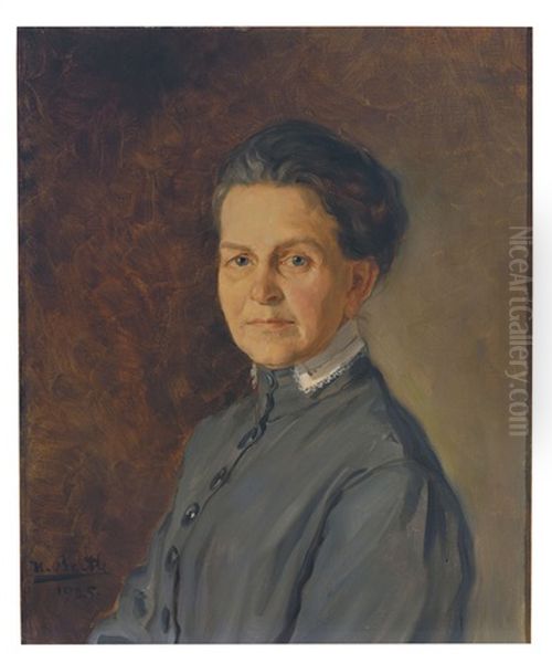 Marie Kinkelin Geb. Glockengieser Oil Painting by Hans Bertle