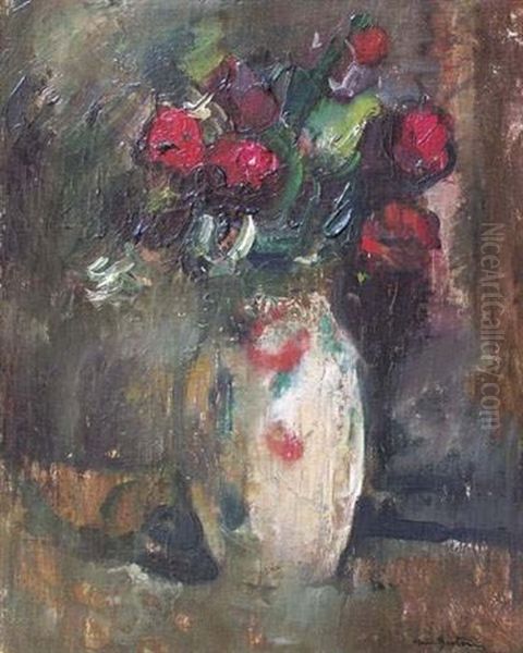 Bouquet Dans Un Vase Oil Painting by Abel Bertram