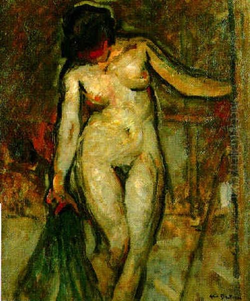 Nu A L'atelier Oil Painting by Abel Bertram