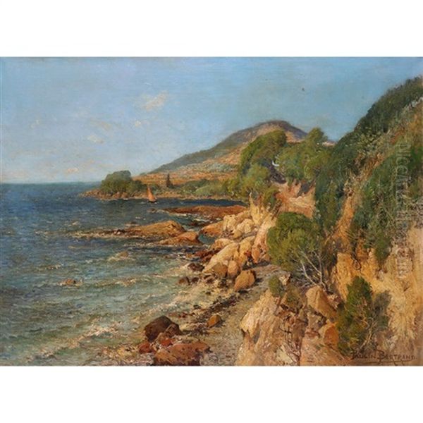 Cote D'azur Oil Painting by Paulin Andre Bertrand