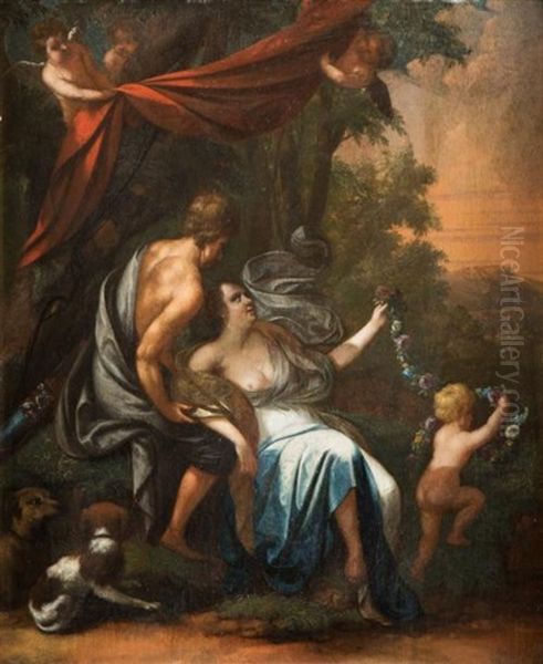 Venus Et Anchise Oil Painting by Balthasar Beschey