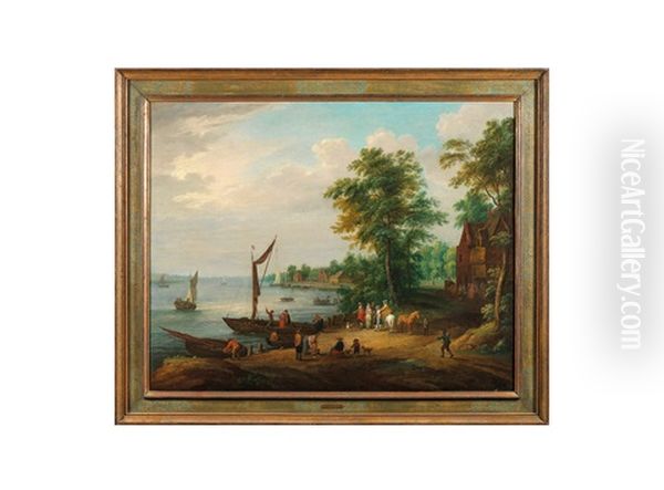 Le Retour De La Peche Oil Painting by Balthasar Beschey