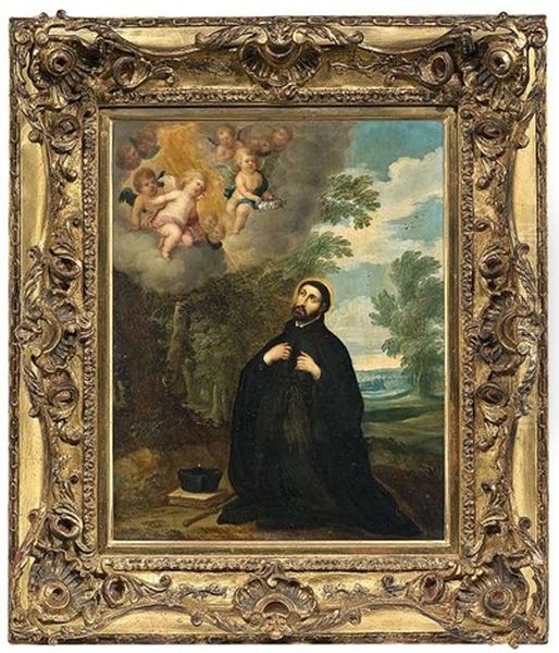 Verzuckung Des Hl. Ignatius Oil Painting by Balthasar Beschey