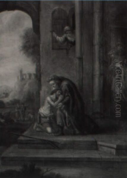 The Prodigal Son Oil Painting by Balthasar Beschey