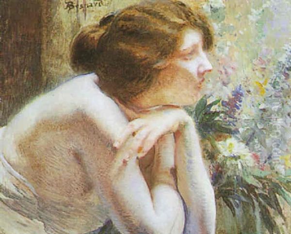 Le Parfum Oil Painting by Albert Besnard