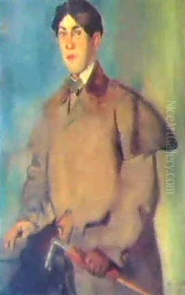 Portrait D'oscar Wilde Oil Painting by Albert Besnard