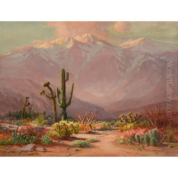 Desert Floor Oil Painting by Arthur William Best