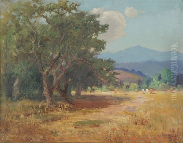 A California Pastoral Landscape by Arthur William Best