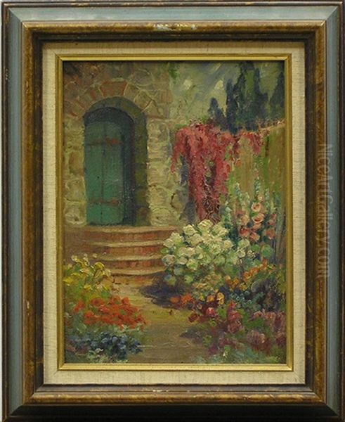 Flowering Steps Oil Painting by Arthur William Best